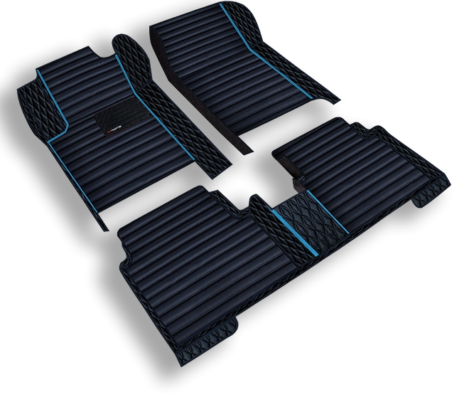 Hybrid Line Floor Mats custom leather car floor mats